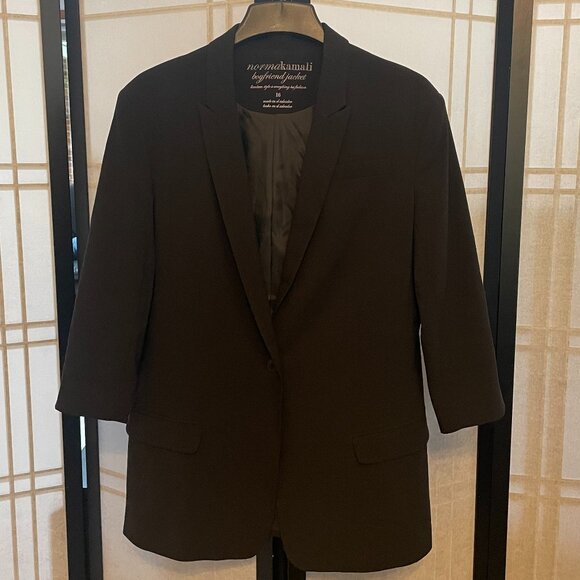 Norma Kamali Jackets & Blazers - Norma Kamali Boyfriend Jacket